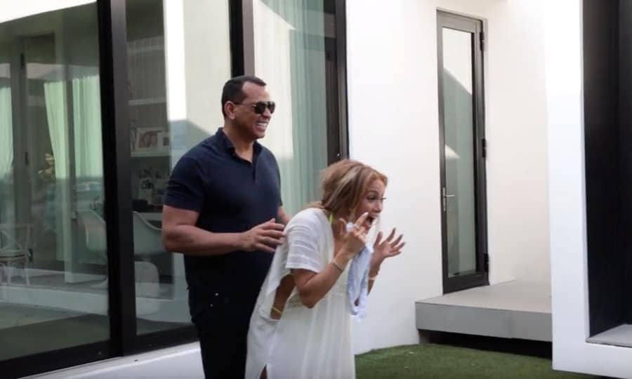 Jennifer Lopez and Alex Rodriguez 