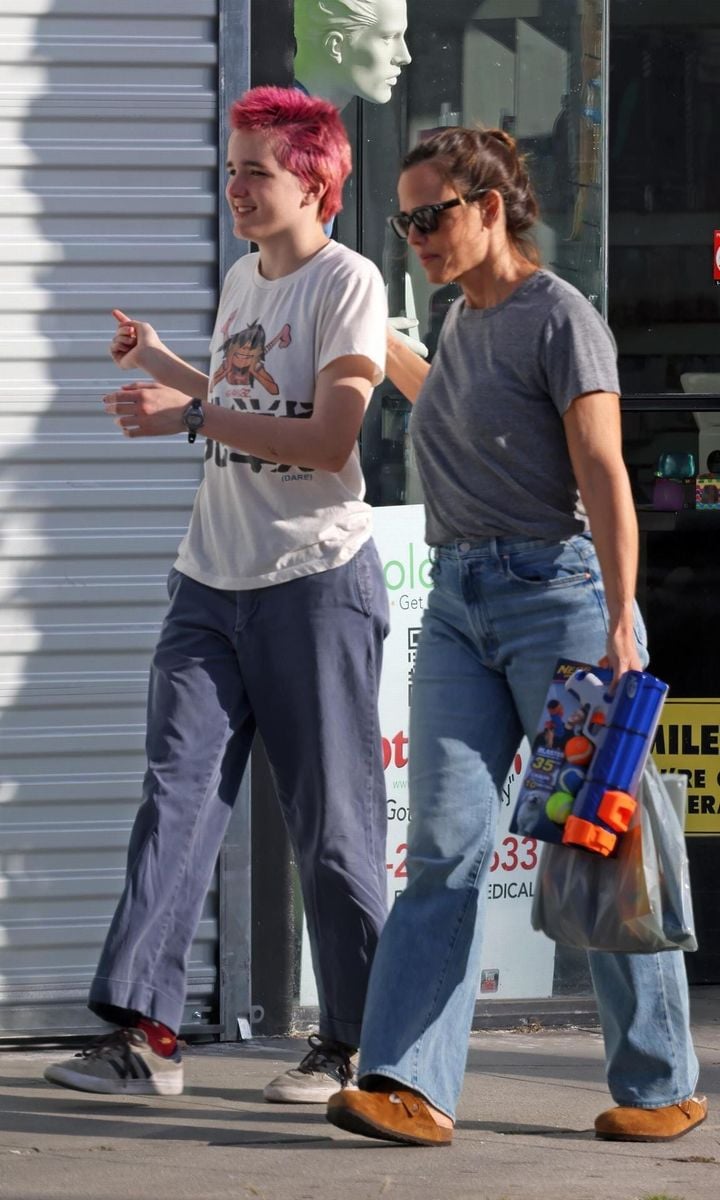 Jennifer Garner and Fin