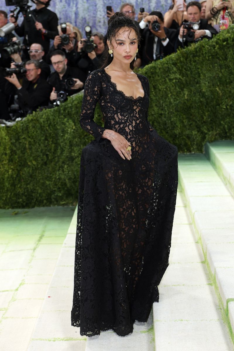 NEW YORK, NEW YORK - MAY 04: ZoÃ« Kravitz attends the 2026 Met Gala Celebrating "Costume Art" at the Metropolitan Museum of Art on May 04, 2026 in New York City. (Photo by Michael Loccisano/GA/The Hollywood Reporter via Getty Images) 
