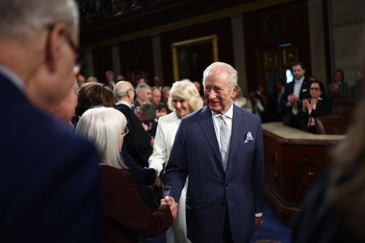 King Charles III fights back tears in historic U.S. Congress speech after shooting shocks Washington