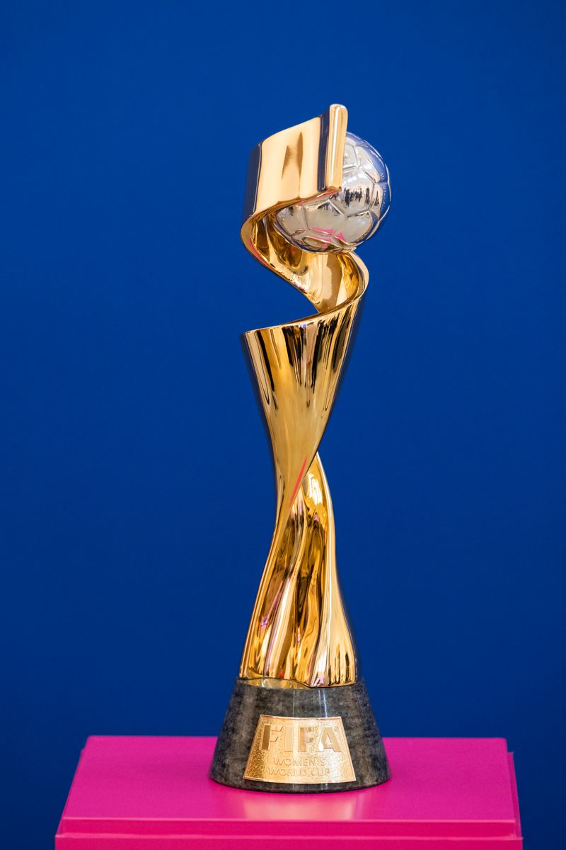 The trophy during One Year to Go to FIFA Women's World Cup Brazil 2027