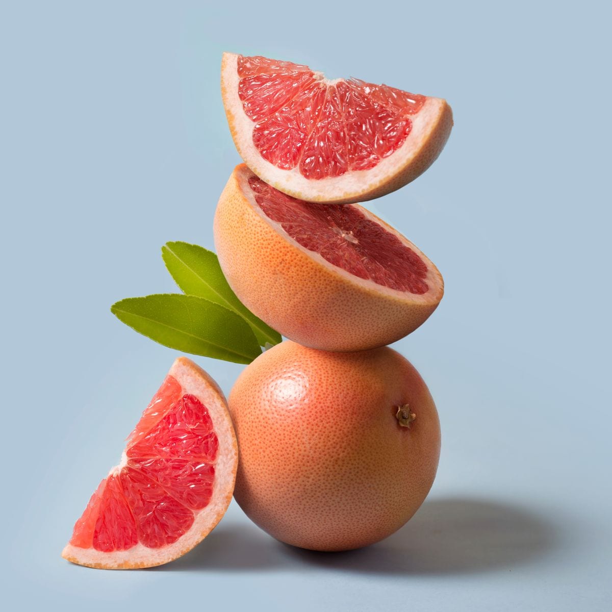 Grapefruit (332 mg per half fruit)