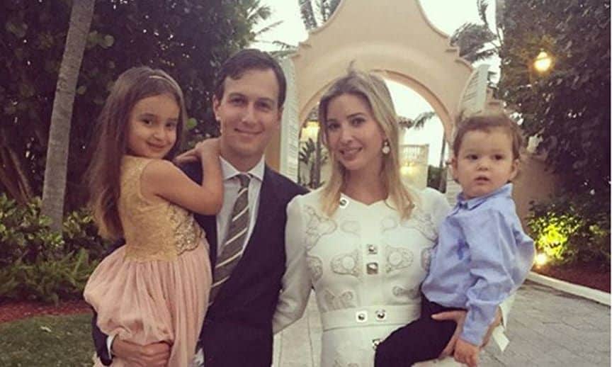 Before little Theodore arrived, Jared and Ivanka shared this photo of their darling family foursome.
<br>
Photo: Instagram/Ivankatrump
