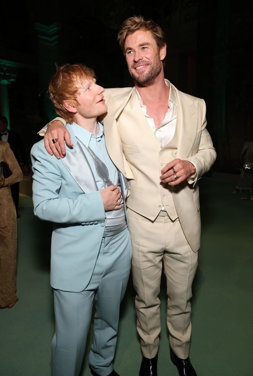 Chris Hemsworth learned how to drum in two months for Ed Sheeran concert; 'I was terrified'