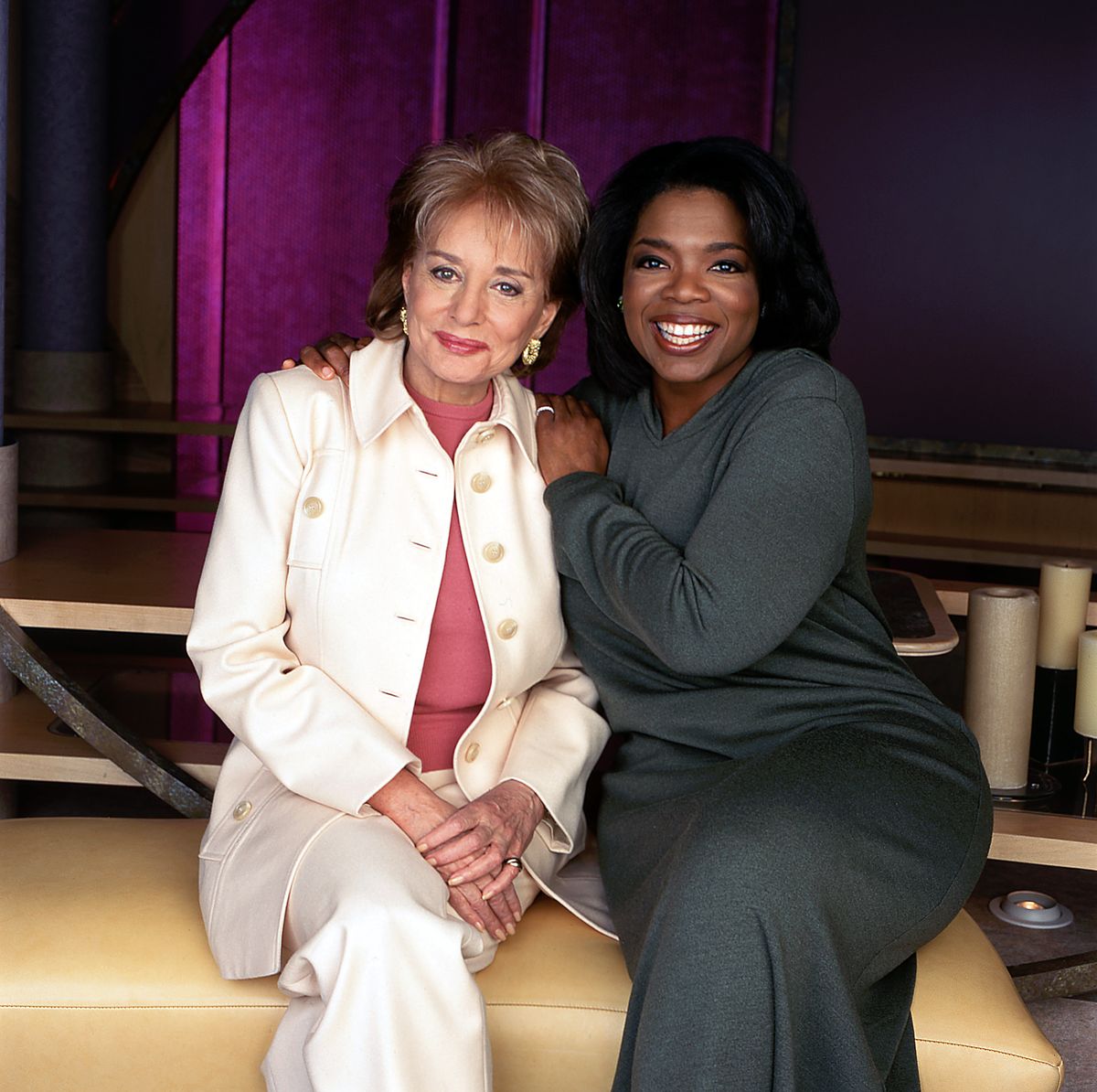 Barbara Walters and Oprah Winfrey were not just television icons but close friends 