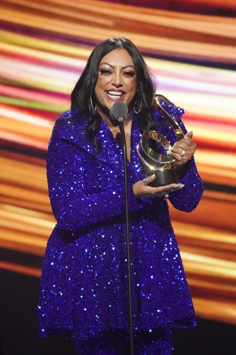 La India speaks onstage during Univision's 37th Premio Lo Nuestro