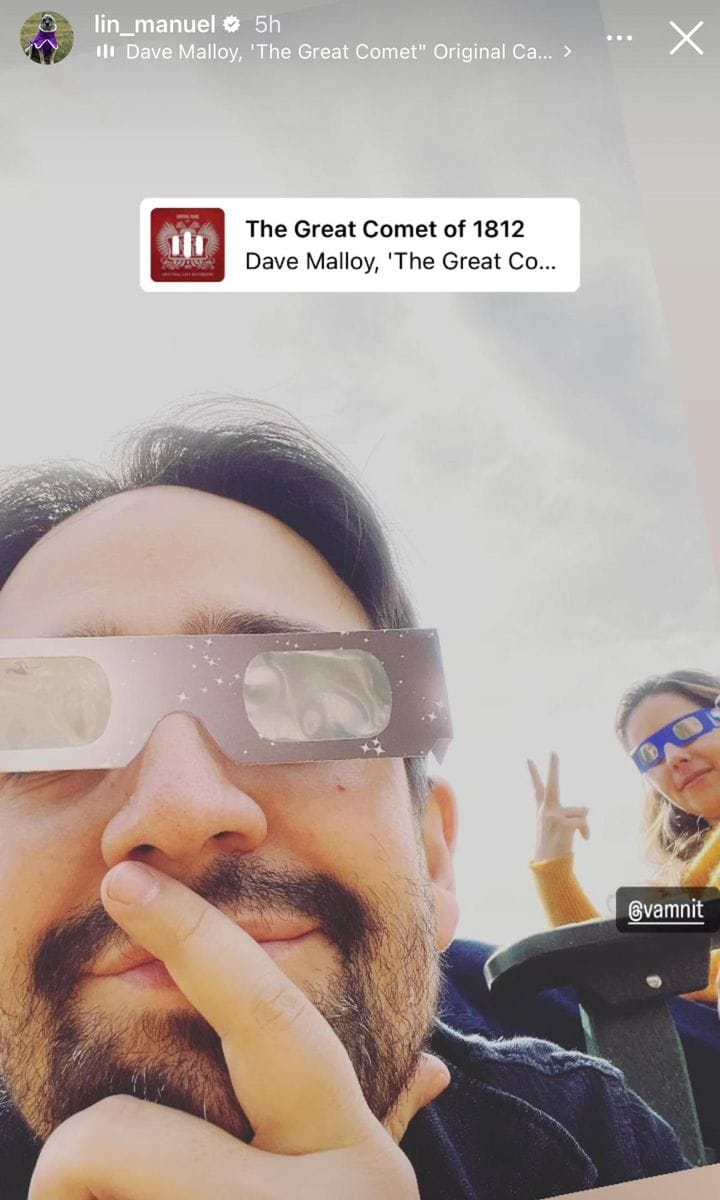 Celebrities who took in the solar eclipse