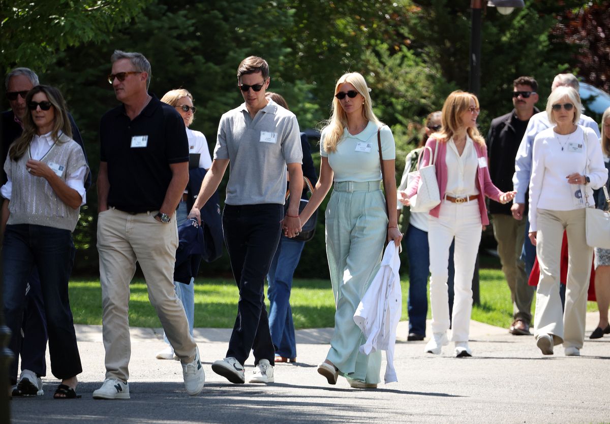 Ivanka Trump was spotted enjoying the annual "billionaires' summer camp" alongside fellow attendees in Sun Valley, Idaho.