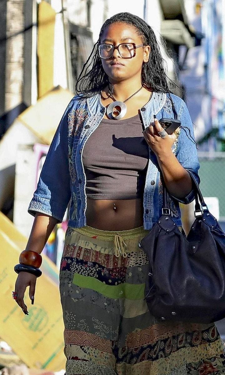 Sasha Obama in Los Angeles