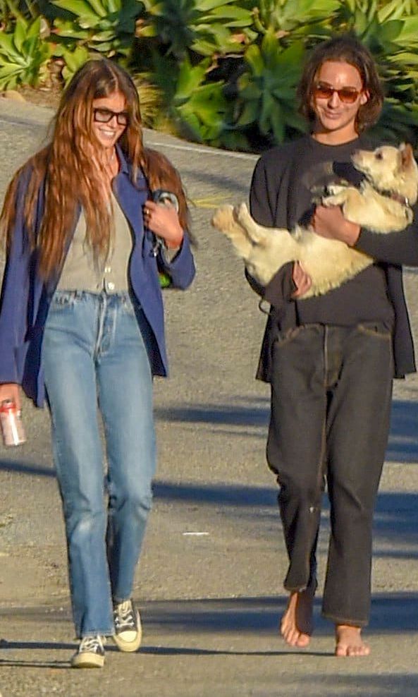 Kaia Gerber hair