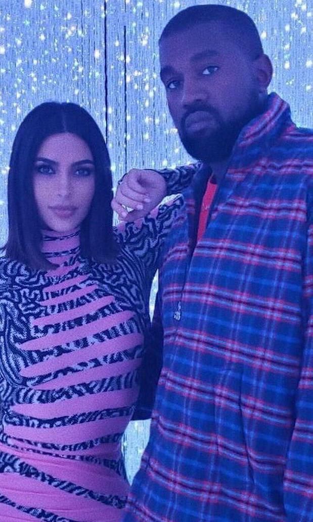Kim Kardashian and Kanye West