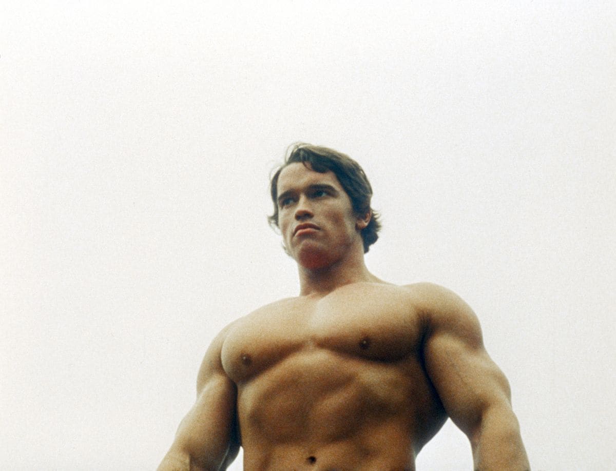 Arnold Schwarzenegger in the movie 'Hercules in New York,' in 1969