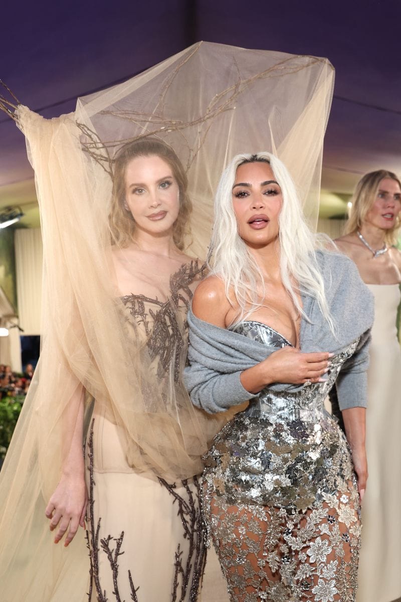 Lana Del Rey and Kim Kardashian attend The 2024 Met Gala 
