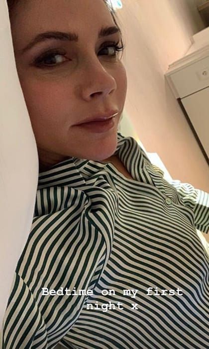 Victoria Beckham bedtime