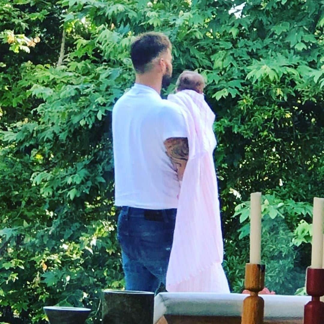 Ricky Martin y su bebe