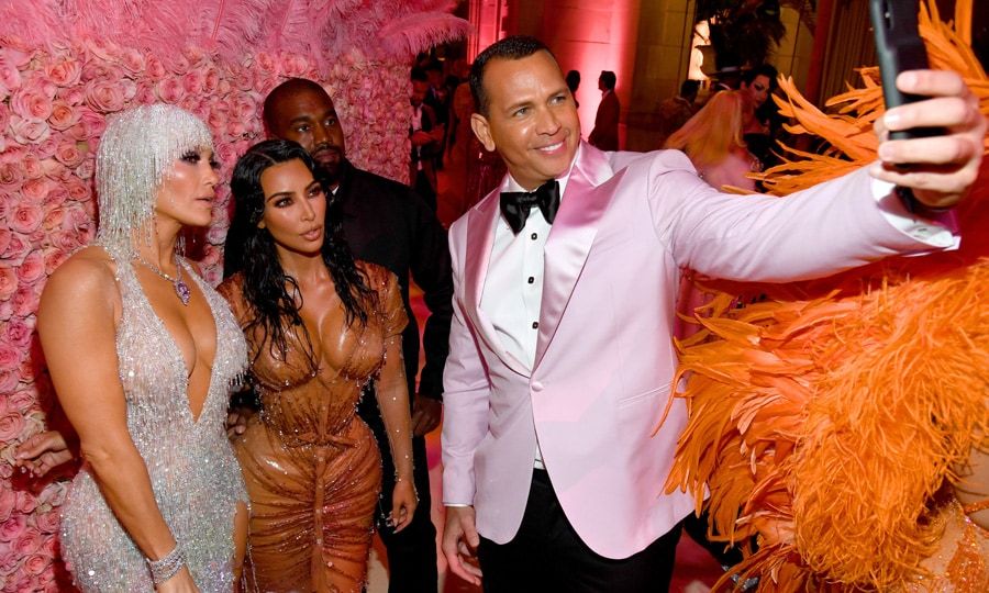 Jennifer Lopez, Alex Rodriguez, Kim Kardashian, Kanye West