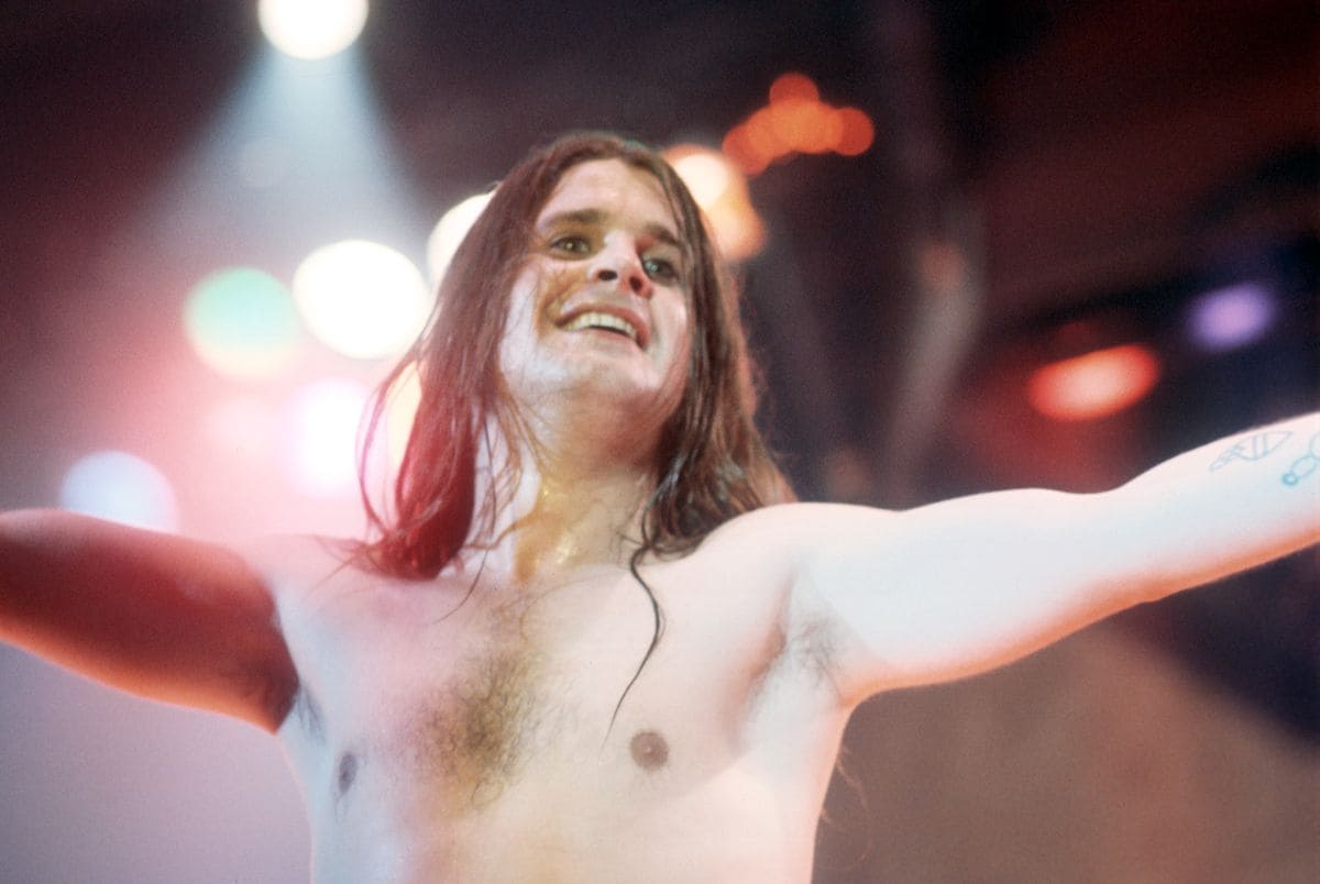 Ozzy performs circa 1975