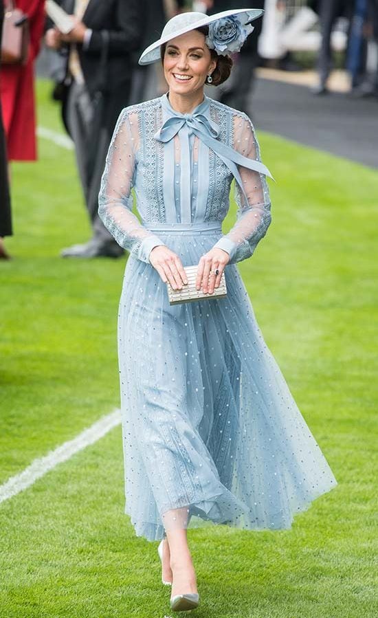 Kate MIddleton Elie Saab at Royal Ascot 2019