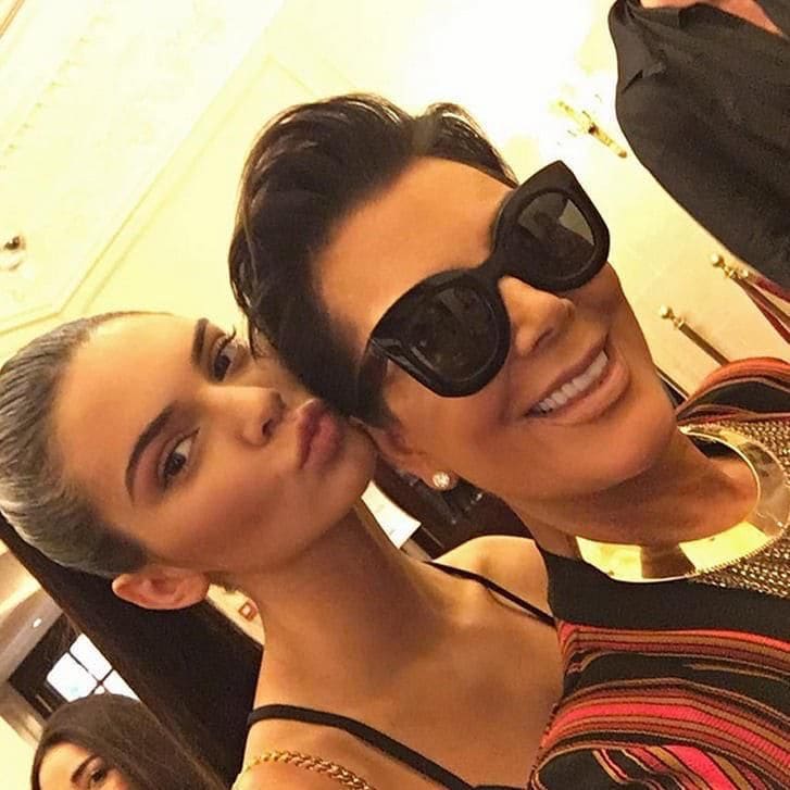 Kris and Kendall Jenner