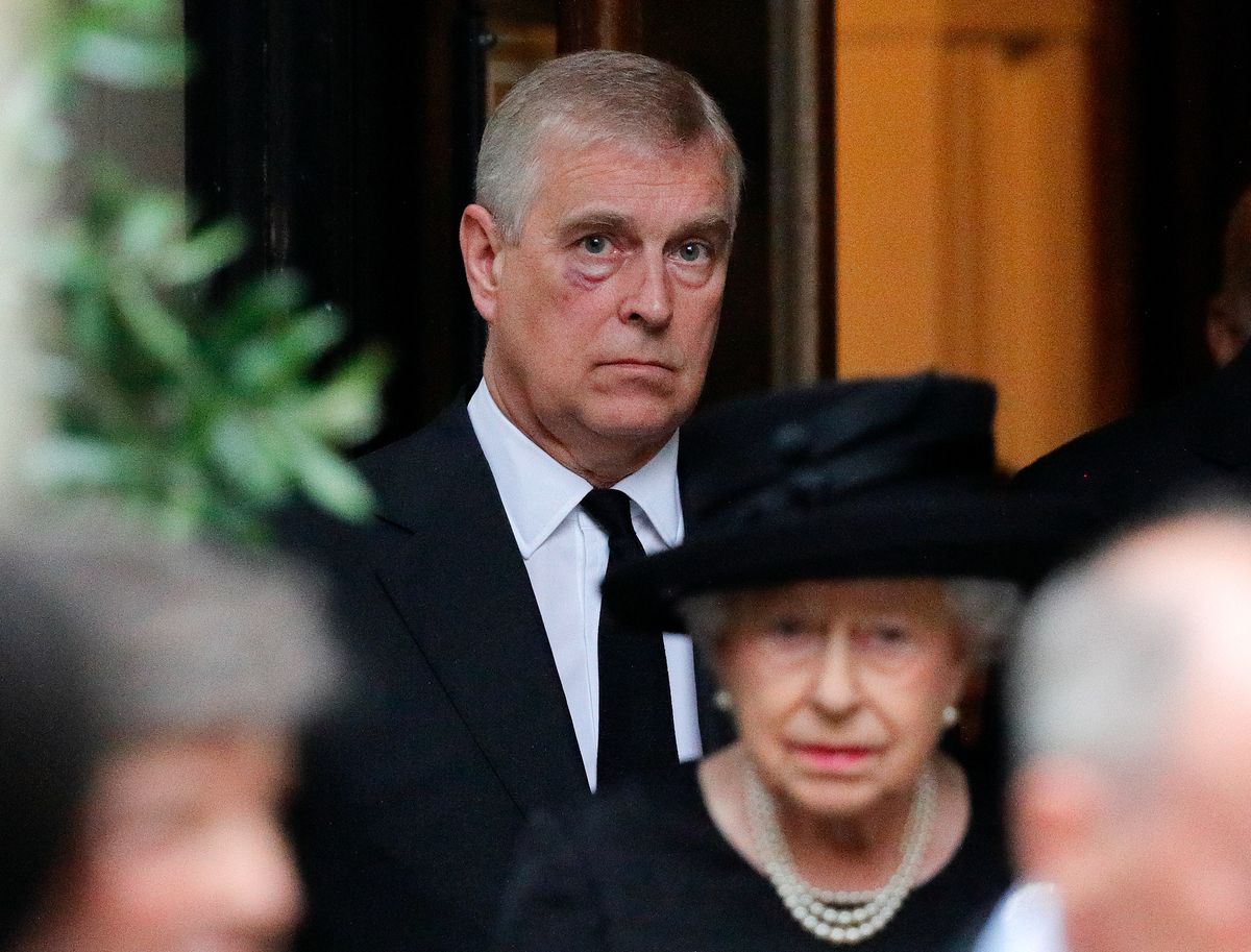The real reason Prince Andrew was spotted with a large bruise on his face revealed