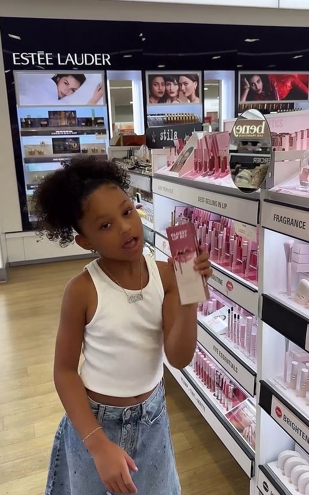 Stormi’s new hairstyle wasn’t her only headline this month. 