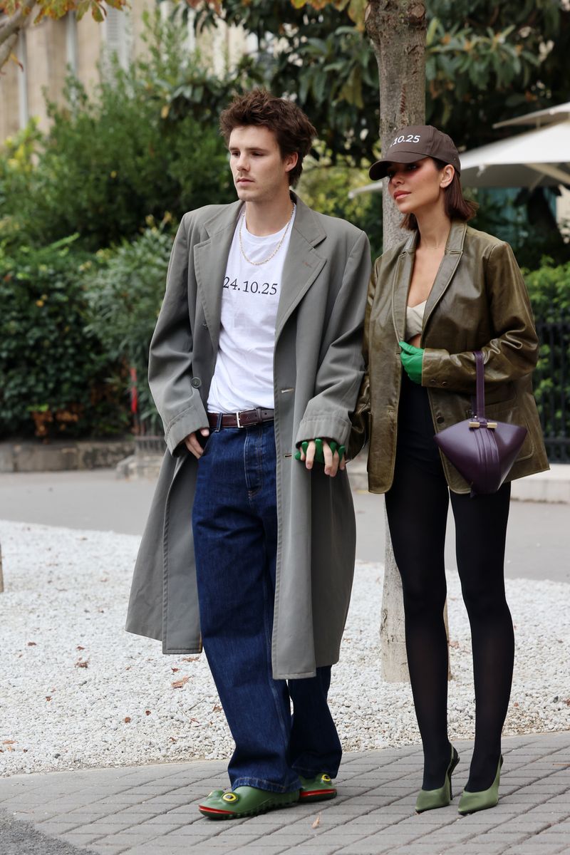PARIS, FRANCE - OCTOBER 03: Cruz Beckham and Jackie Whether it’s music, fashion, or a Beckham-scale cultural event, the date 24.10.25 has officially been planted in our heads. 