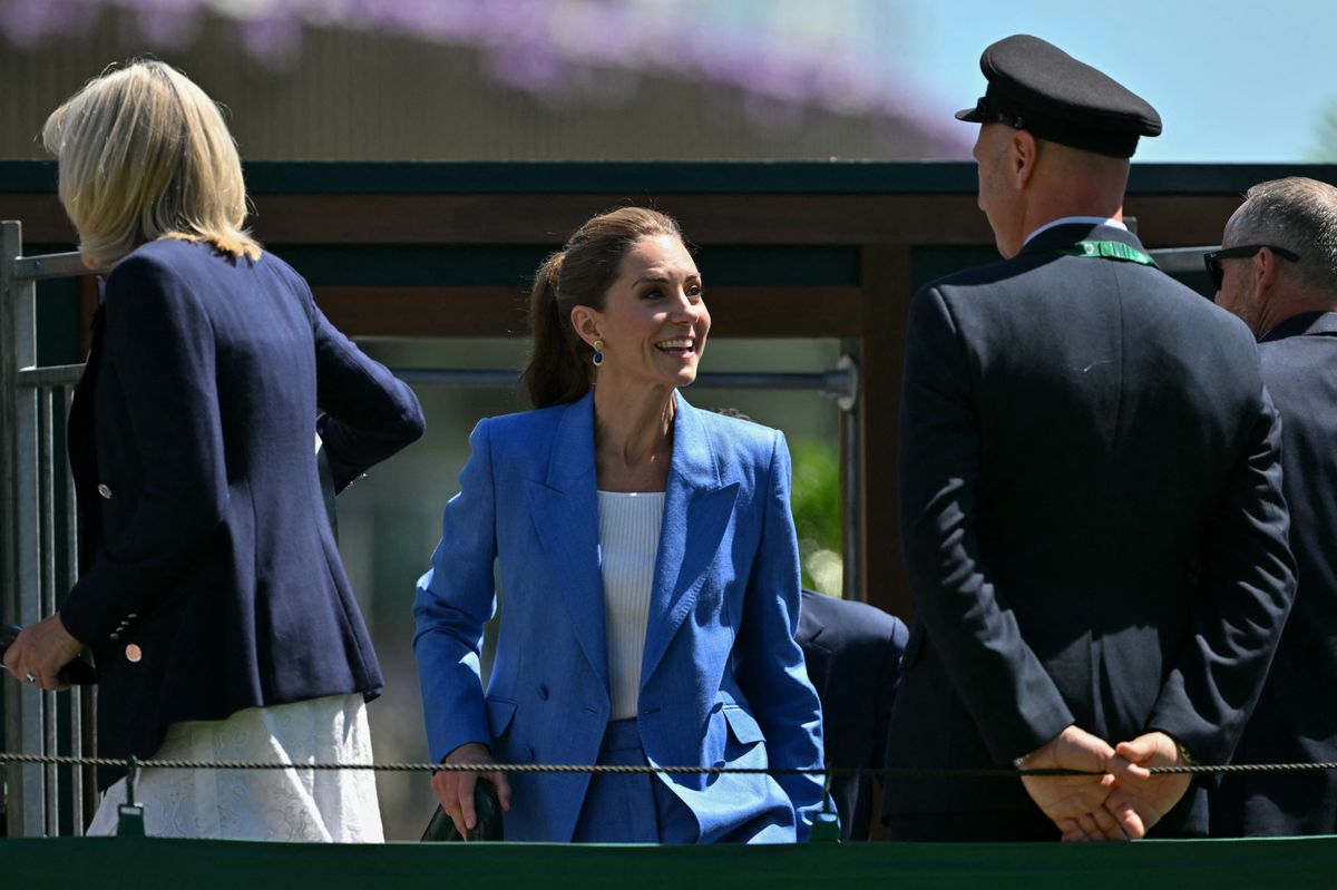 A morning in the Wimbledon Queue became a once-in-a-lifetime experience as Princess Kate welcomed fans to Wimbledon.