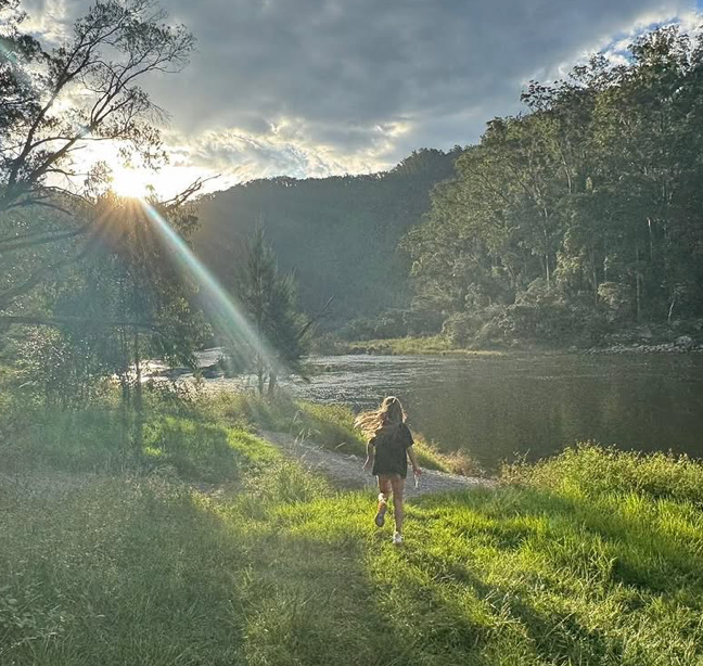 India Rose, 14, shares her parents’ enthusiasm for outdoor adventures and sports.