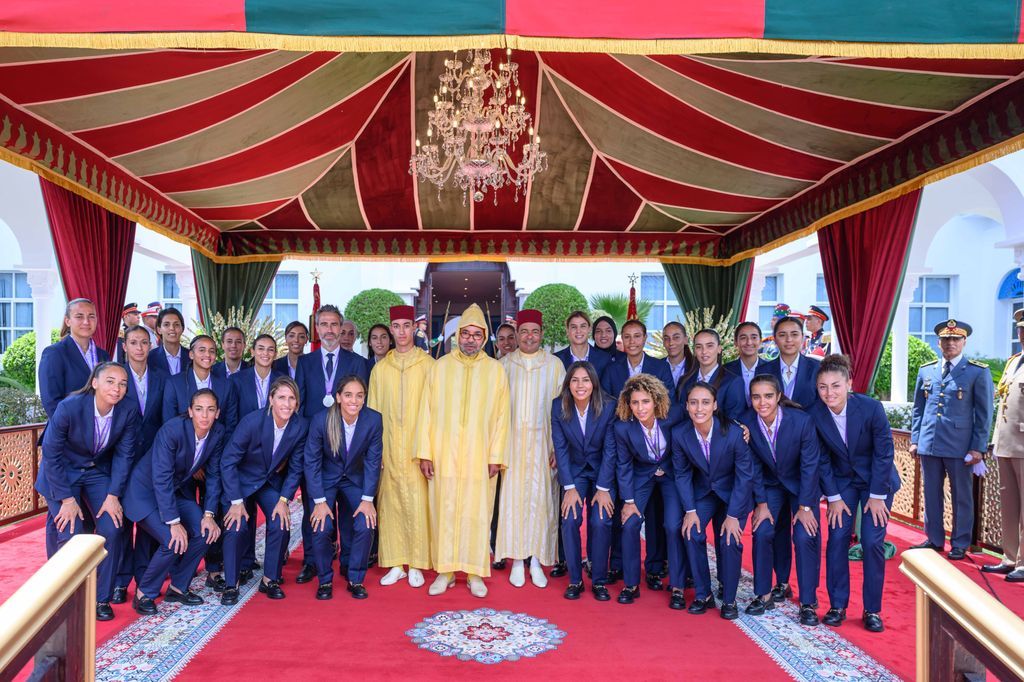 Morocco's King Celebrates 26 Years on the Throne with the Atlas Lionesses and Jorge Vilda