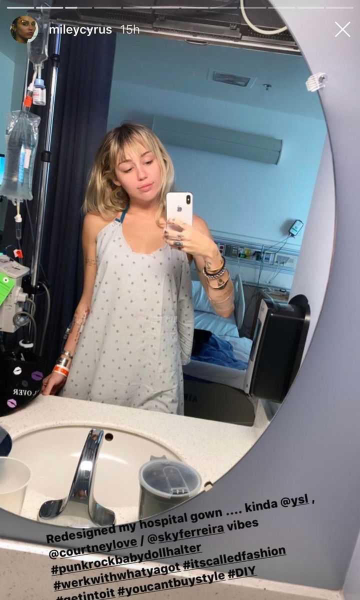 Miley Cyrus hospitalized