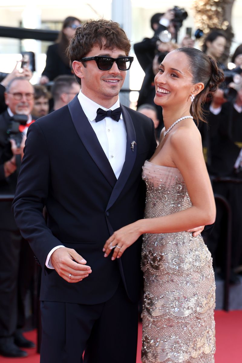 Charles Leclerc and Alexandra Leclerc