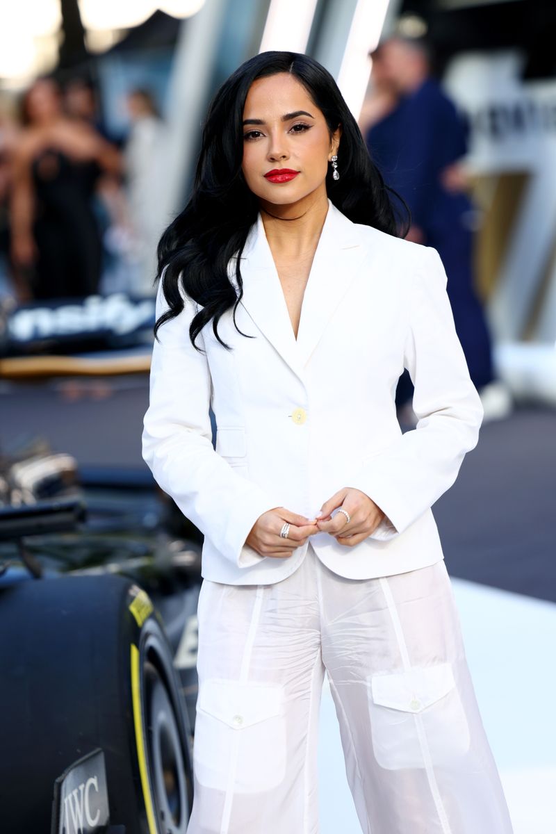 Becky G attends the European Premiere of F1 Â® The Movie at Cineworld, Leicester Square on June 23, 2025 in London, England.  (Photo by Tim P. Whitby/Getty Images)