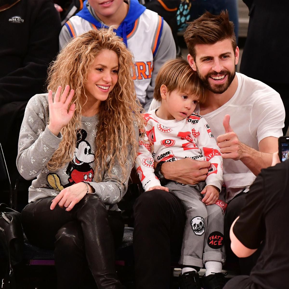 Celebrities Attend The New York Knicks Vs Philadelphia 76ers Game