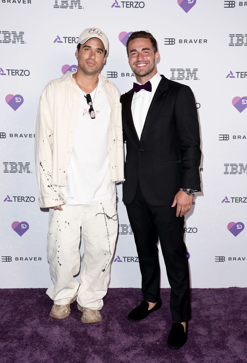 Marc Rios and Jonathan Braver attend the Terzo 5D: AI Leadership & Charity Galaat Sanctuary MiMo on April 26, 2025 in Miami, Florida. 