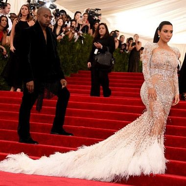 Kim Kardashian stunned in Roberto Cavalli
Photo: Getty Images