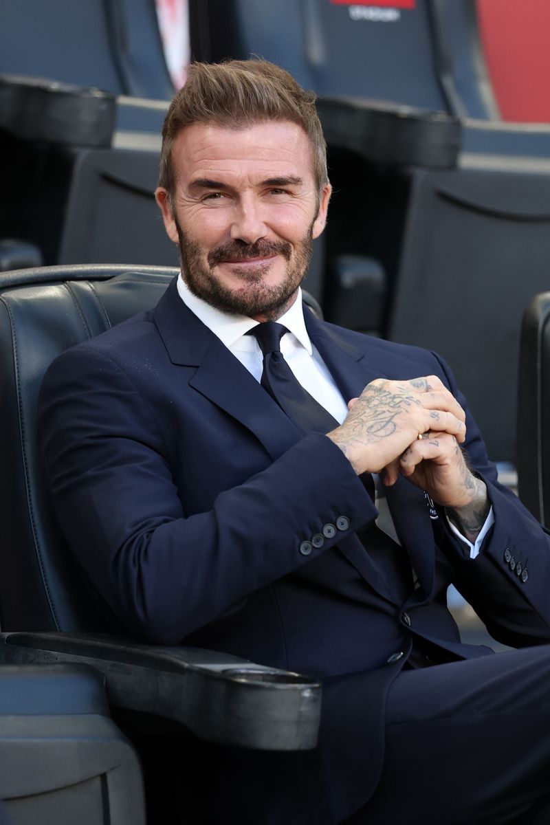Sir David Beckham, of co-owner of Inter Miami, on October 24, 2026 in Harrison, New Jersey.
