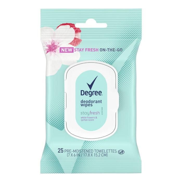Degree Deodorant wipes