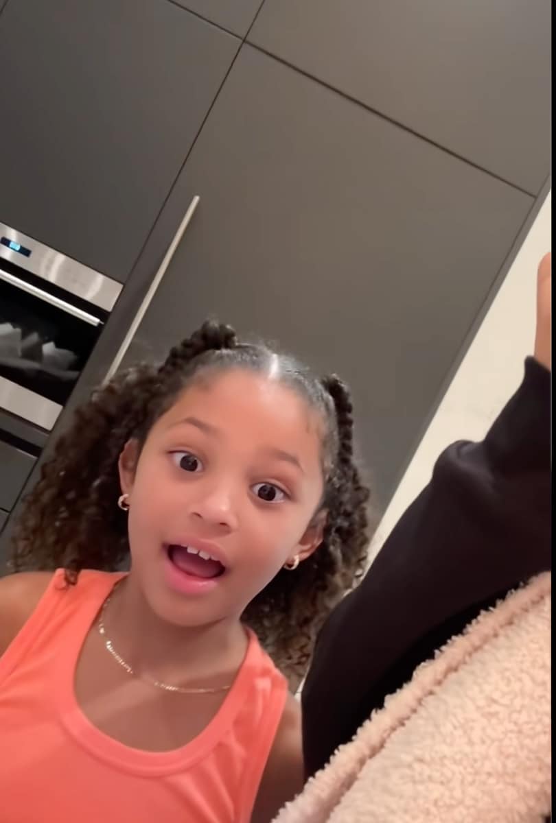 Stormi was not impressed by her wig