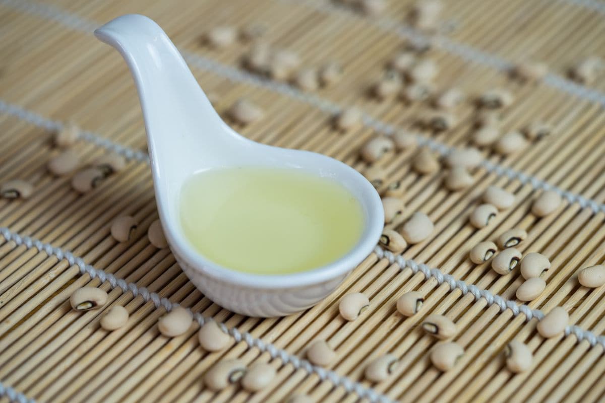 Soybean oil .