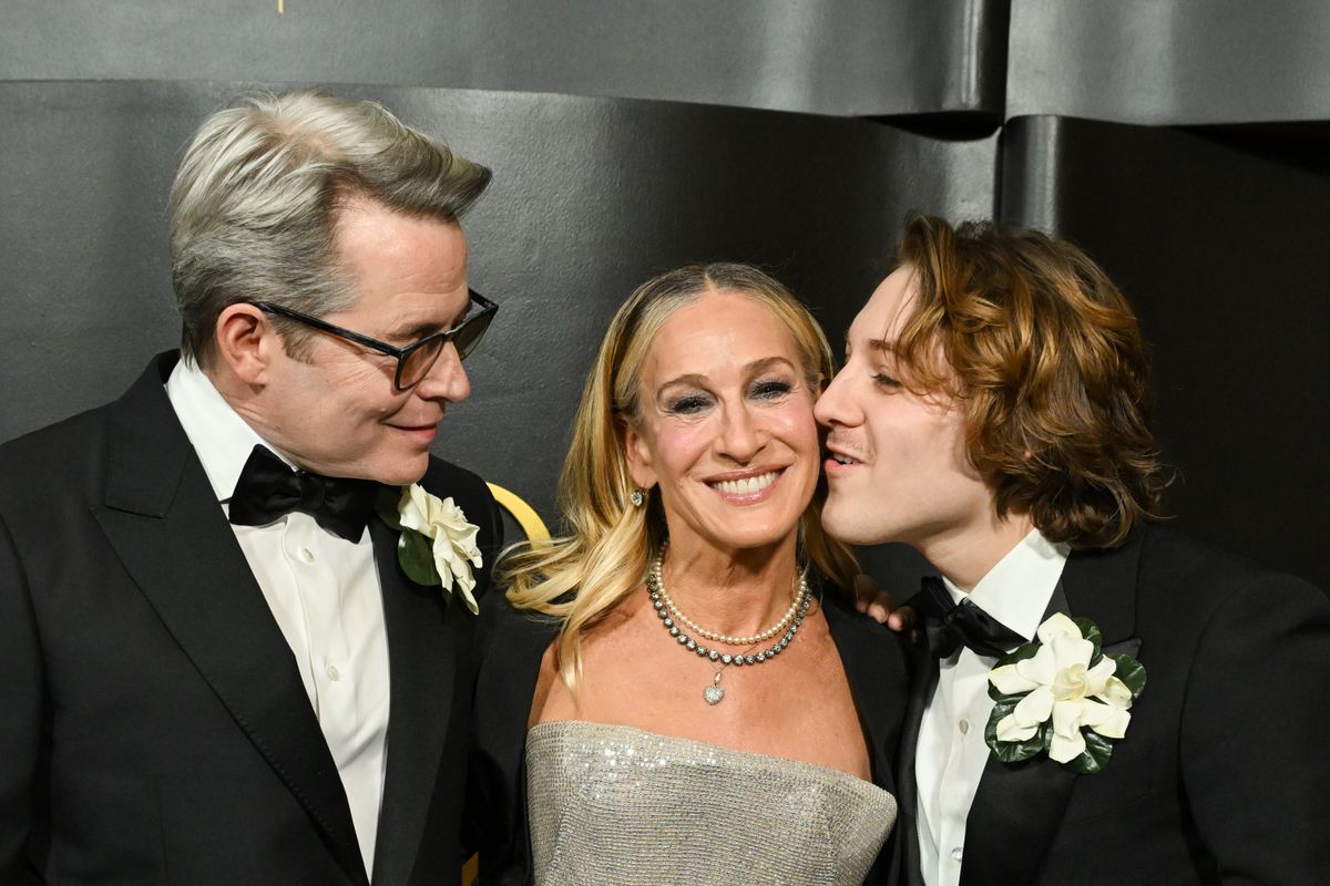 Matthew Broderick, Sarah Jessica Parker and James Wilkie Broderick