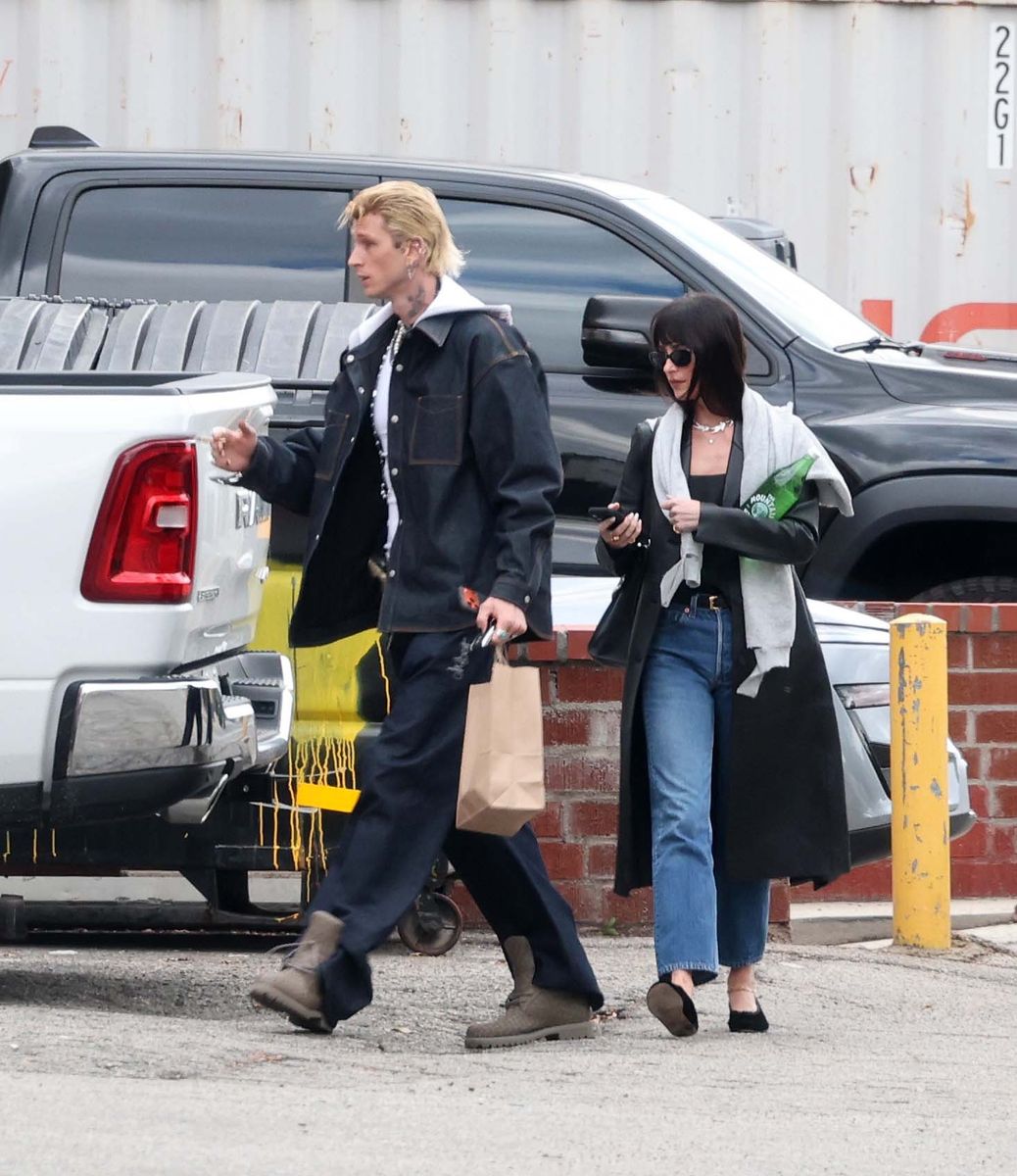 Johnson and MGK made their first appearance in the daylight together