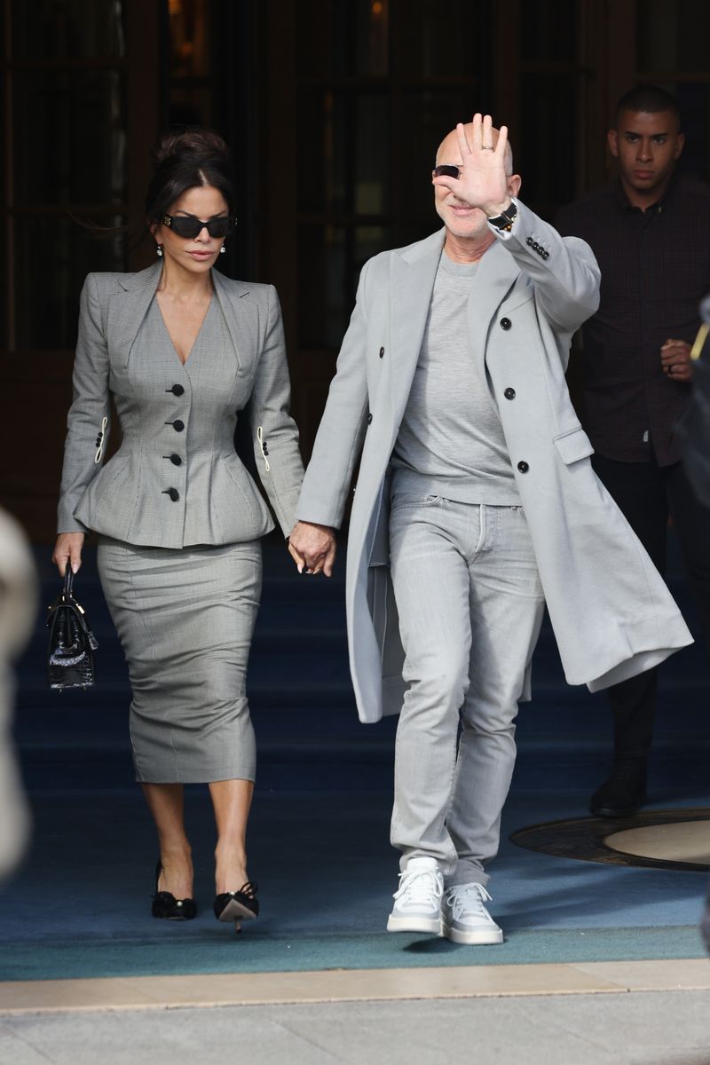 Lauren Sánchez and Jeff Bezos’ coordinated look in Paris: a vintage 1995 Galliano that’s turning heads