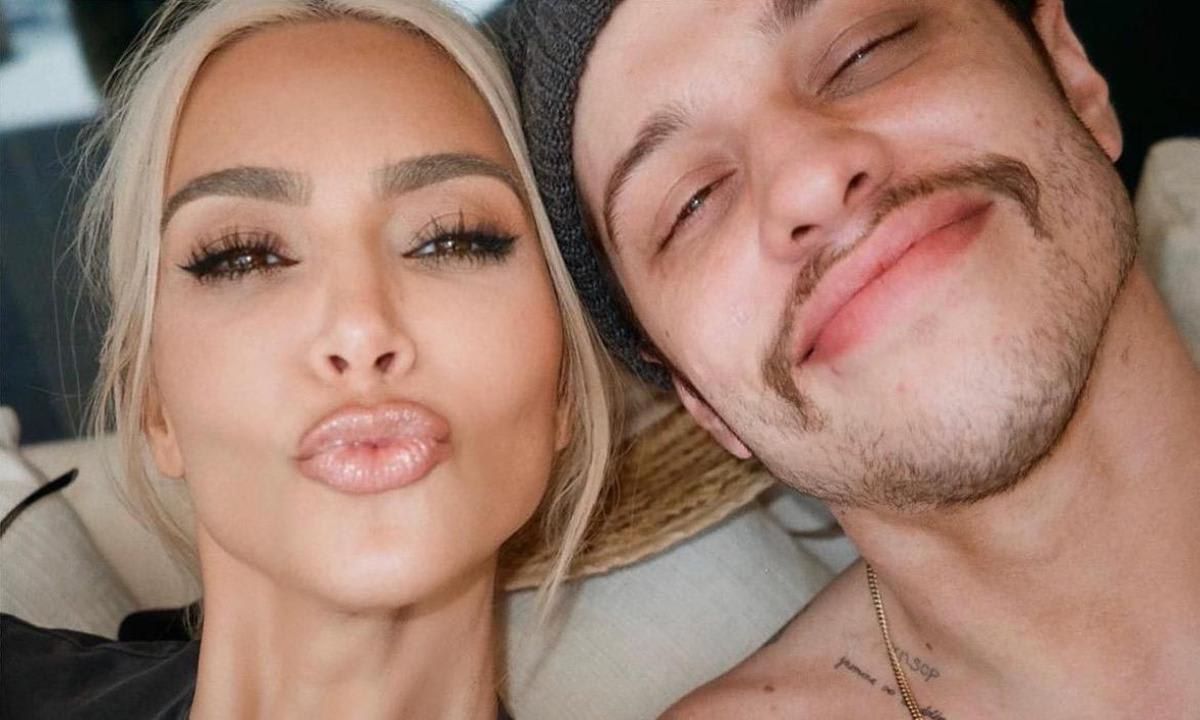 Kim Kardashian and Pete Davidson