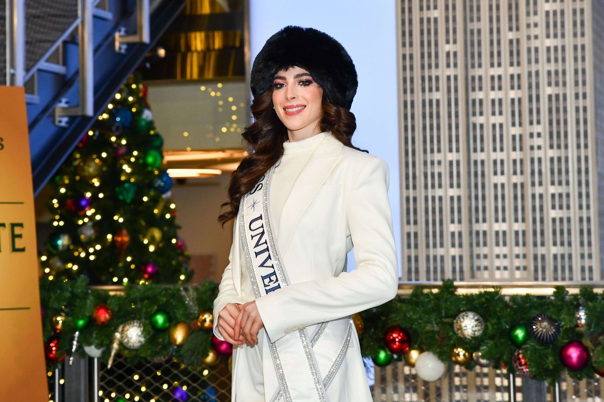 Miss Universe 2025, Fátima Bosch Fernández, was seen visiting the iconic Empire State Building in New York City. 