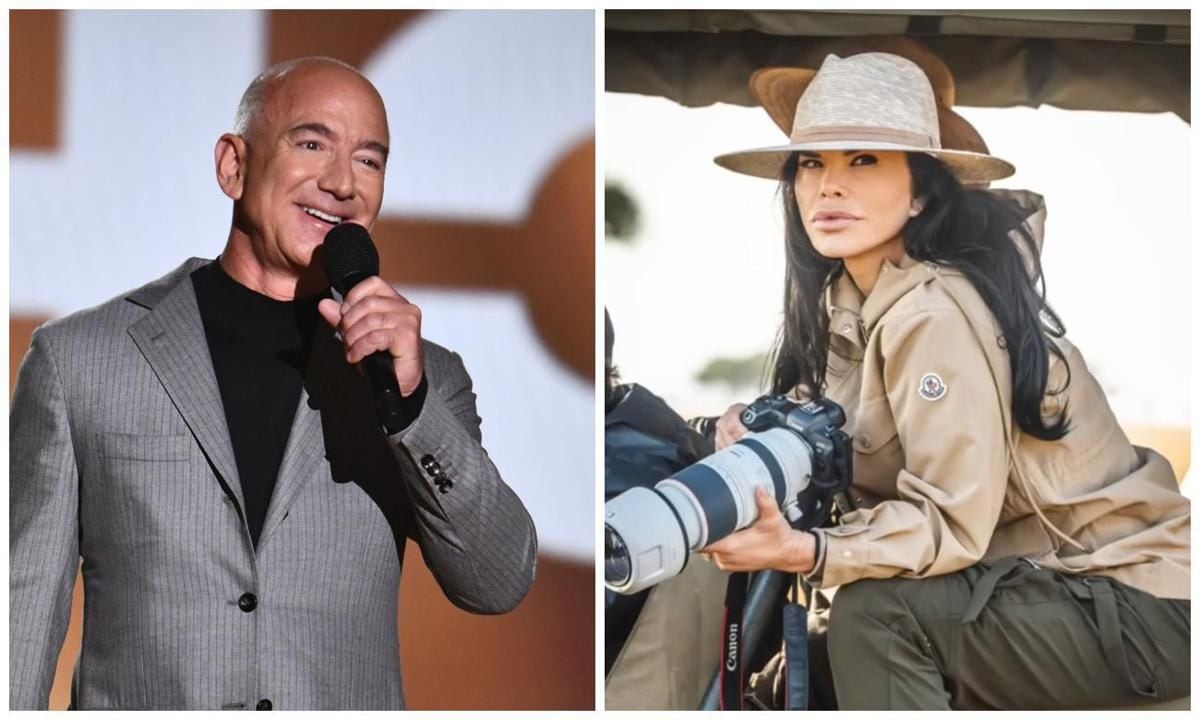 Jeff Bezos and his girlfriend, Lauren Sanchez