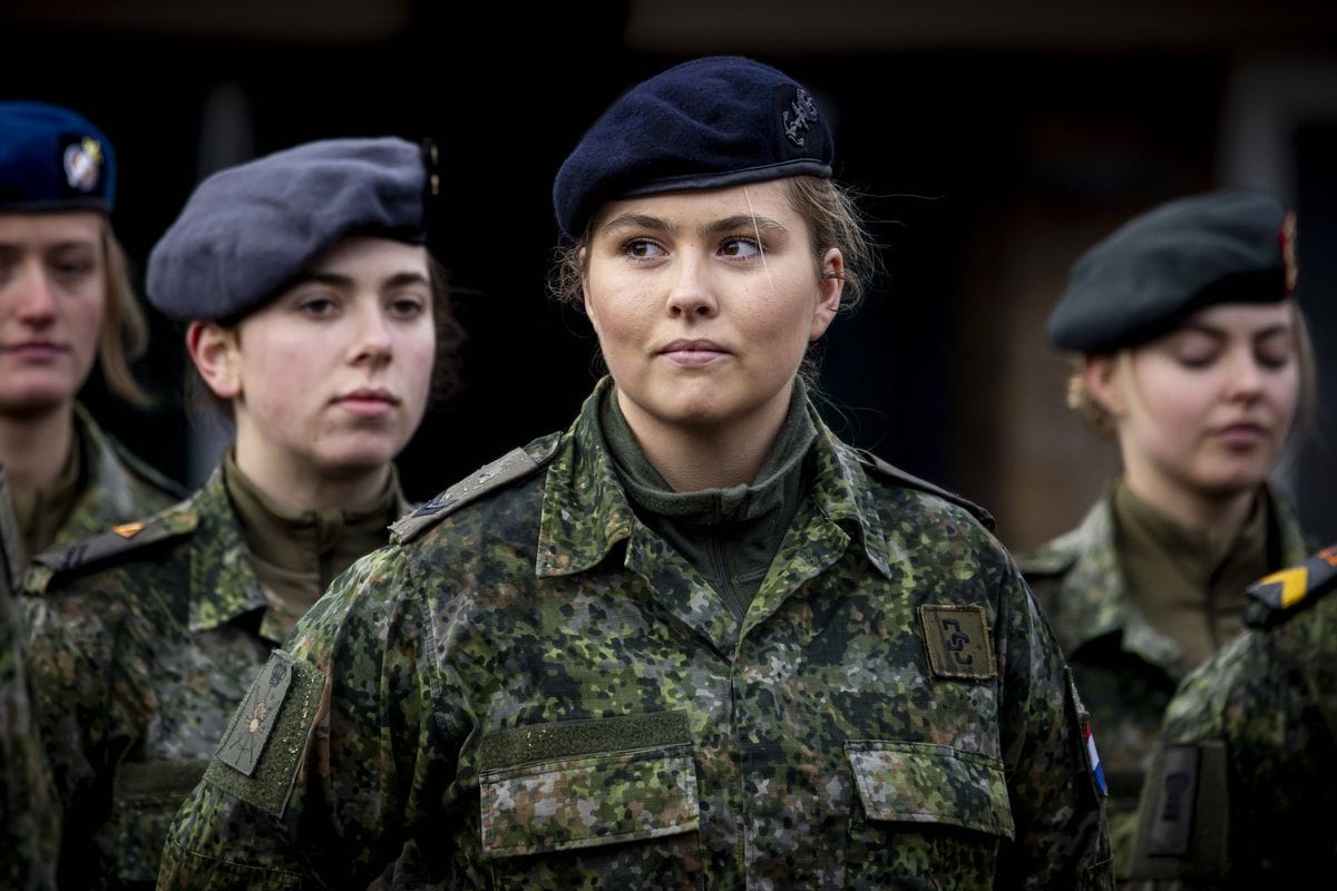 Joining them will be Princess Amalia, who will attend the sporting event after completing the demanding General Military Training 