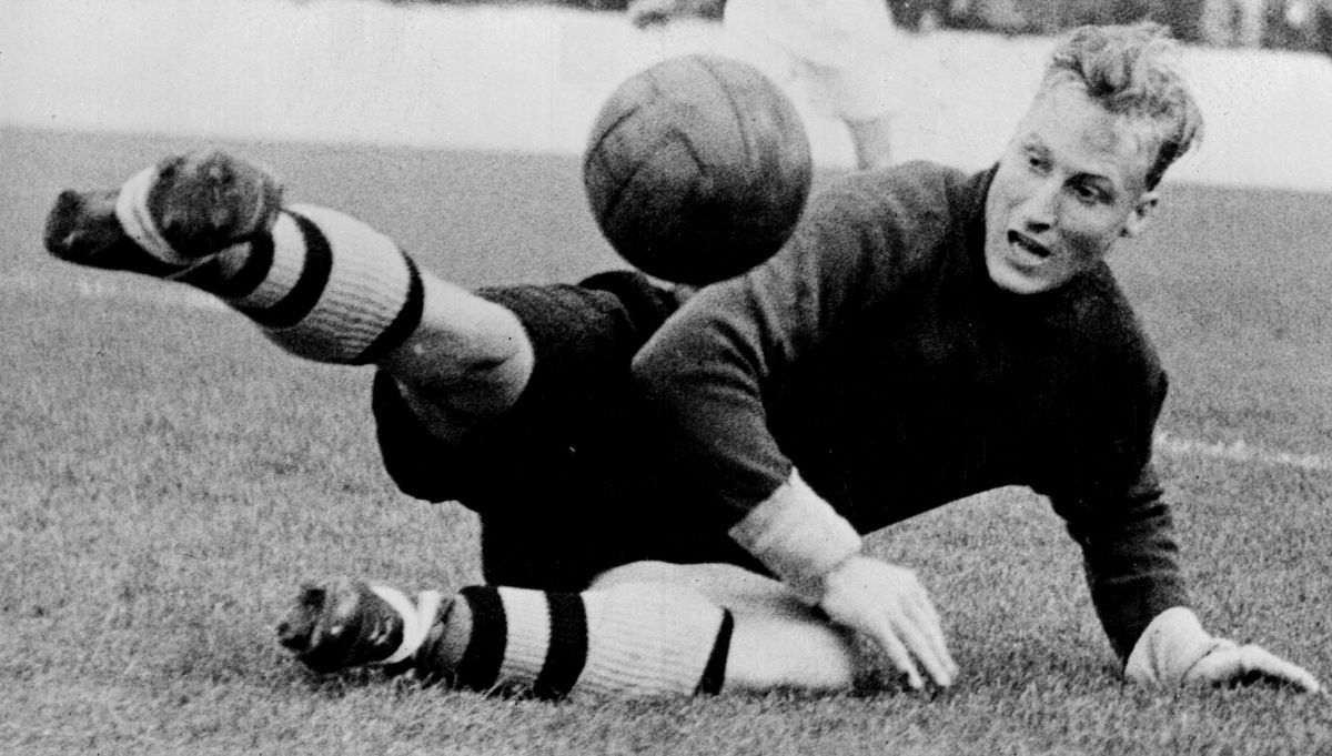 Bert Williams, Wolves' athletic goalkeeper of the 1950's. He also won 24 caps for England, including the infamous match in the 1950 World Cup in Brazil against the USA, which England contrived to lose 1-0. 
