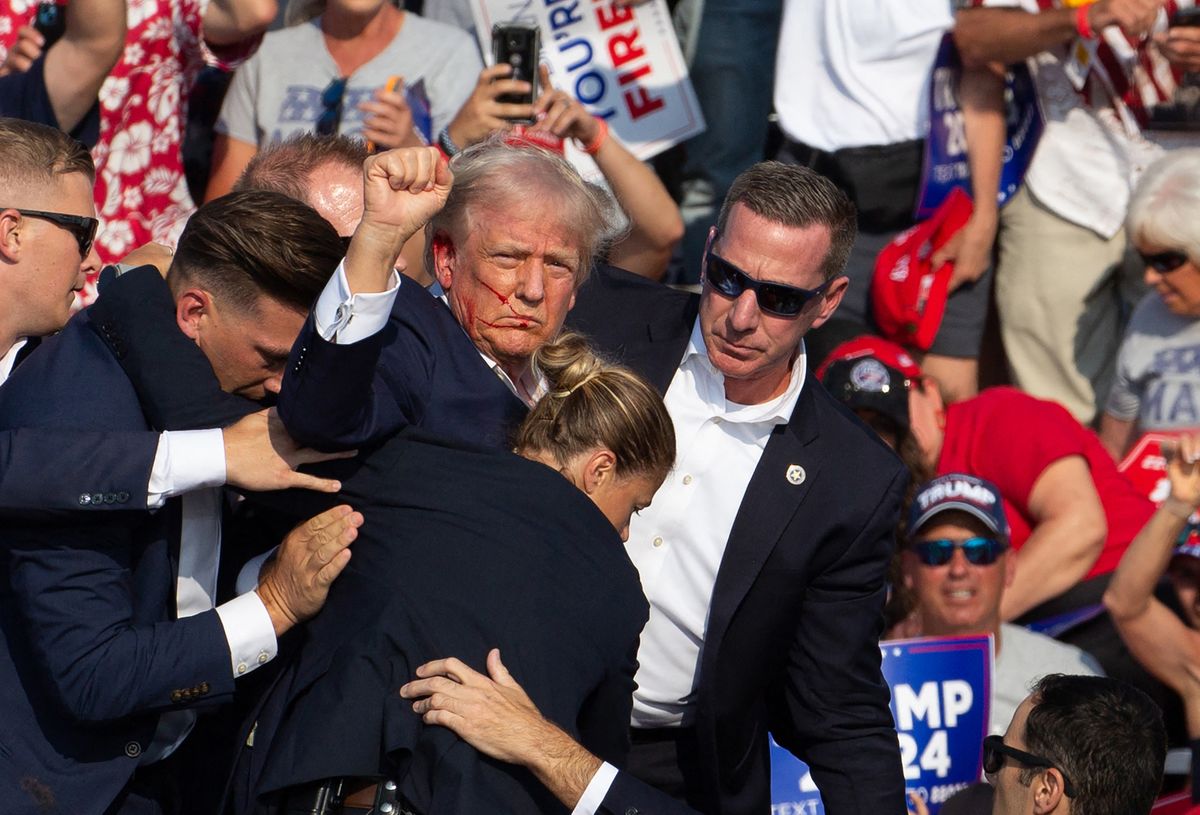 Melania watched the assassination attempt live, according to Donald