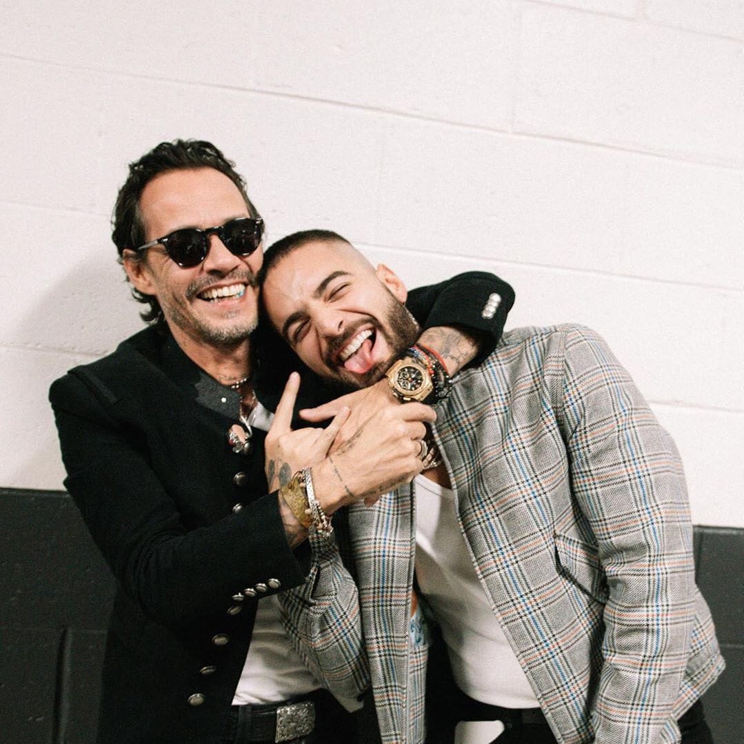 Marc Anthony and Maluma