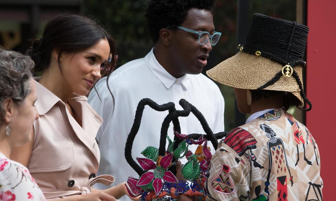 Meghan Markle surprised by fan in Africa